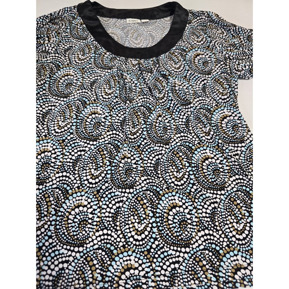 Cato Women's Large Short-Sleeve Blouse - Picture 2 of 8